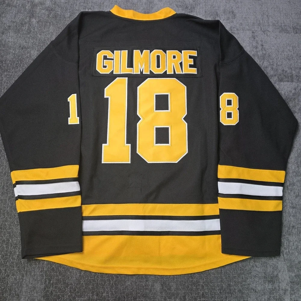 Happy Gilmore 18 Adam Sandler 1996 Stitched Movie Hockey Jersey M Fight Strap